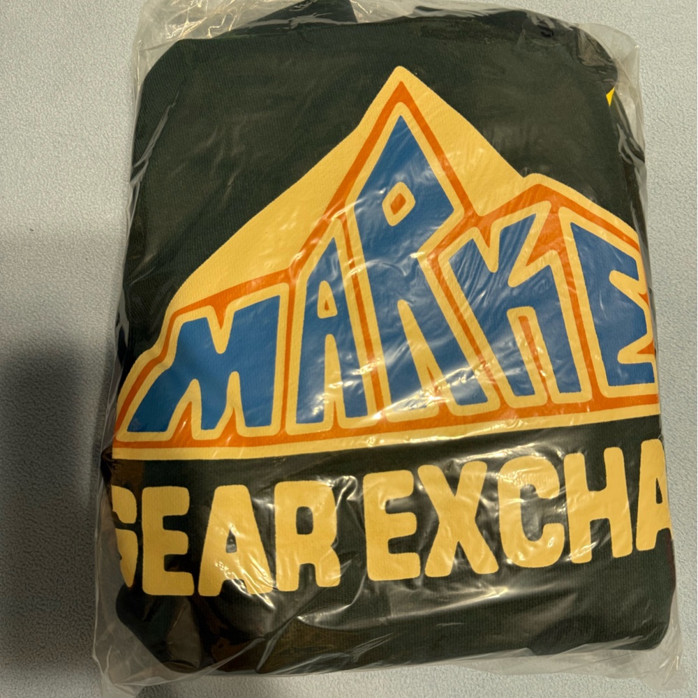 Market Gear Exchange Hoodie 
DARK GREEN AND GRAY